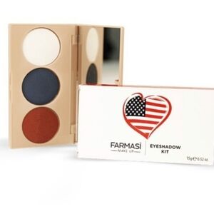 FARMASI Limited Edition Americana Eyeshadow Palette In Red, White & Blue